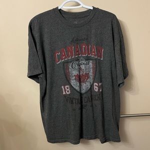 Distressed Canada Day tshirt from Walmart. Good quality. Barely worn.